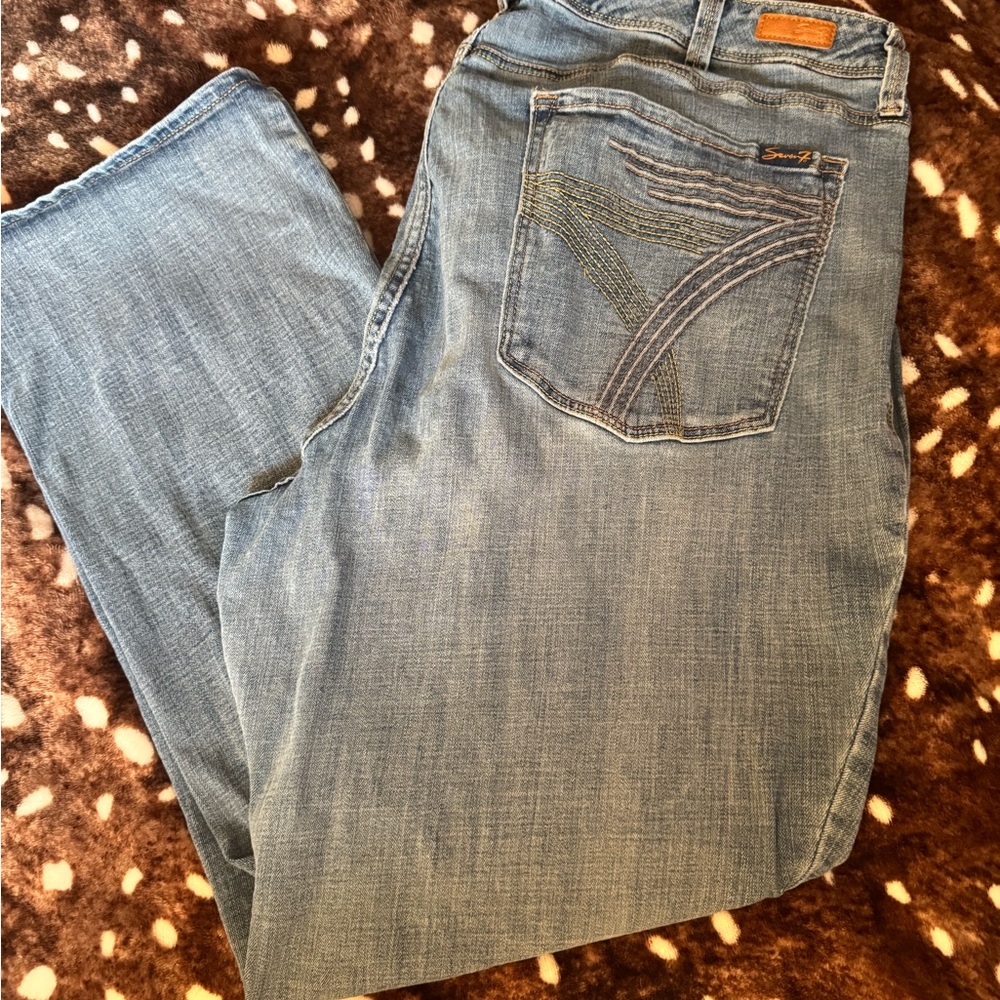Seven7 Plus Size Boot Cut Jeans